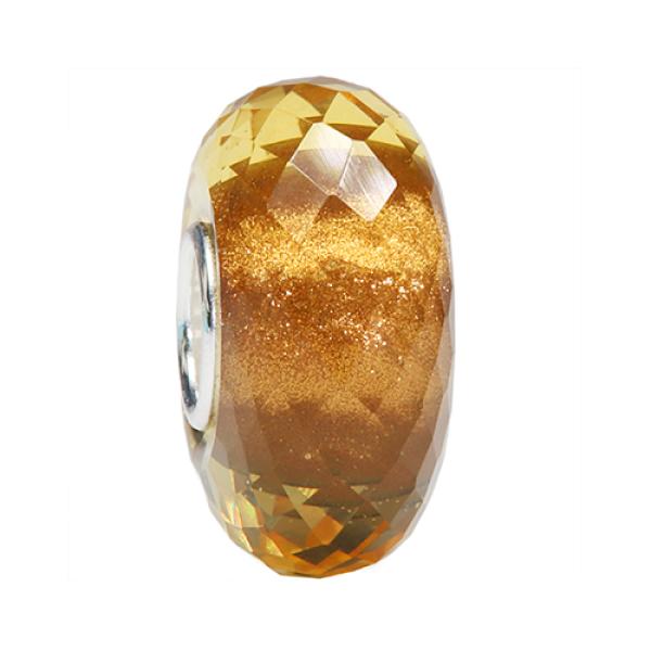 Amber Sparkle Elemental Fragments - Ogerbeads Glass